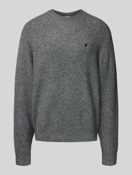 Carhartt Work In Progress Strickpullover mit Woll-Anteil Anthrazit 2