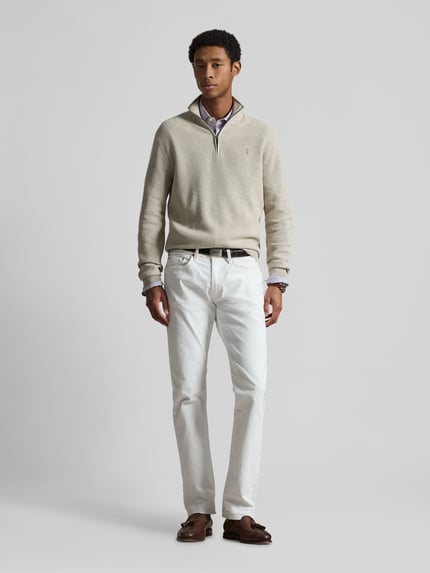 Polo Ralph Lauren regular fit schipperstrui van puur katoen Beige - 1