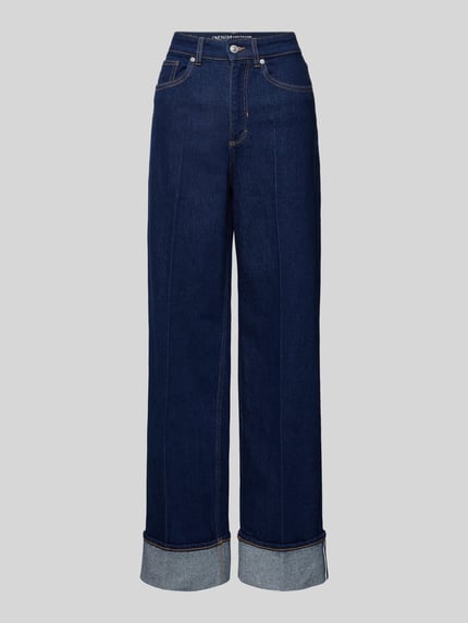 Jeansy z szerokimi nogawkami w kroju regular fit z Mieszanka bawełny Shop The Look MANNEQUINE