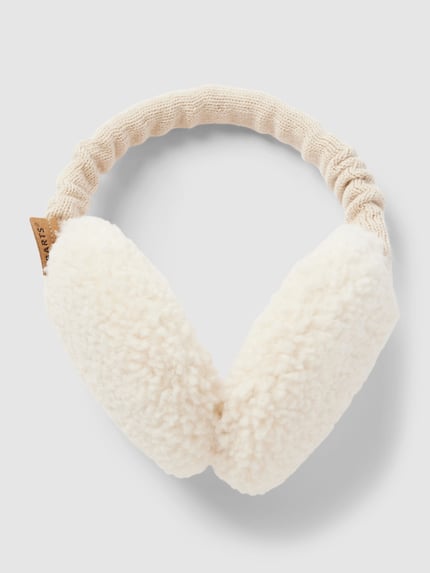 Barts Ohrenwärmer mit Teddyfell Modell 'Browniez' Offwhite 1