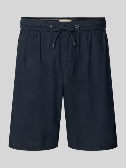 Shorts aus Leinen-Viskose-Mix Modell 'MALVIN' Shop The Look MANNEQUINE