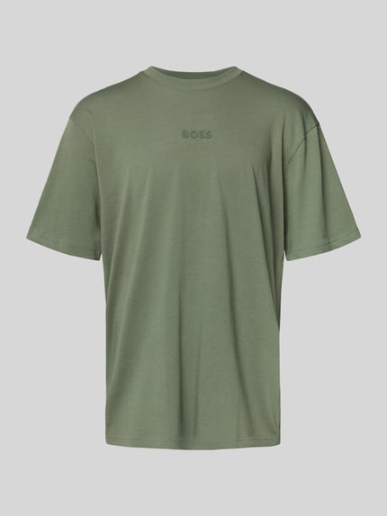 BOSS Green Regular Fit T-Shirt aus reiner Baumwolle Lind 2