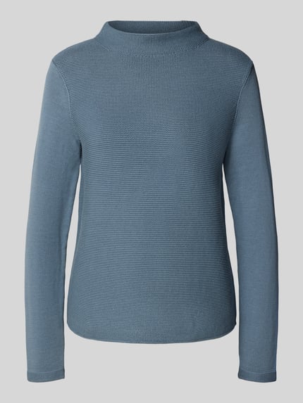 Marc O'Polo Regular Fit Strickpullover aus reiner Baumwolle Rauchblau 2