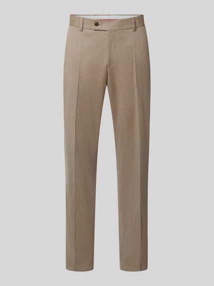 Anzughose mit Woll-Anteil mit Bügelfalte Modell 'Cole' Shop The Look MANNEQUINE