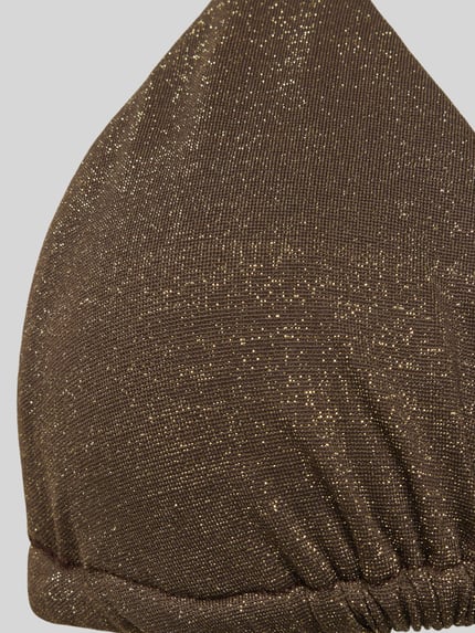 Produktfoto, Triangel-Bikini mit Schnürung Modell 'RICO LIGHTGLITTER' von Banana Moon, materiał z połyskiem, mieszanka z elastycznym włóknem