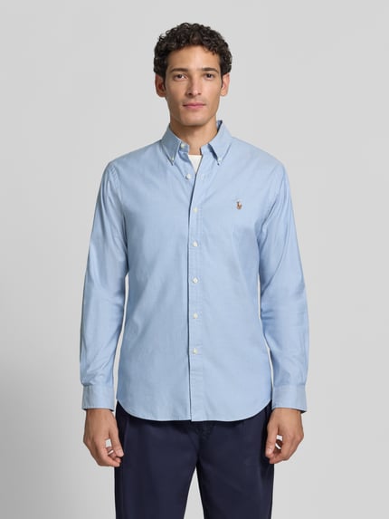 Polo Ralph Lauren Regular Fit Freizeithemd aus Baumwoll-Mix Bleu 4