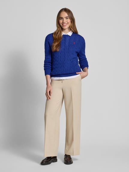 Polo Ralph Lauren Wollpullover aus Lanawoll-Kaschmir-Mix Marine 1