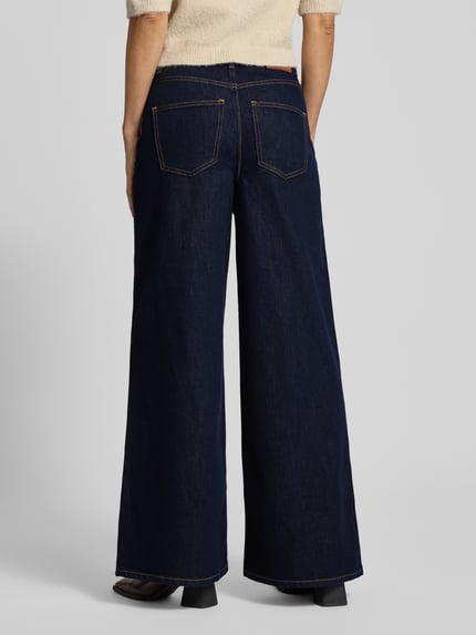 Apricot Wide Fit Jeans mit Eingrifftaschen Modell 'ISLA' Dunkelblau 5