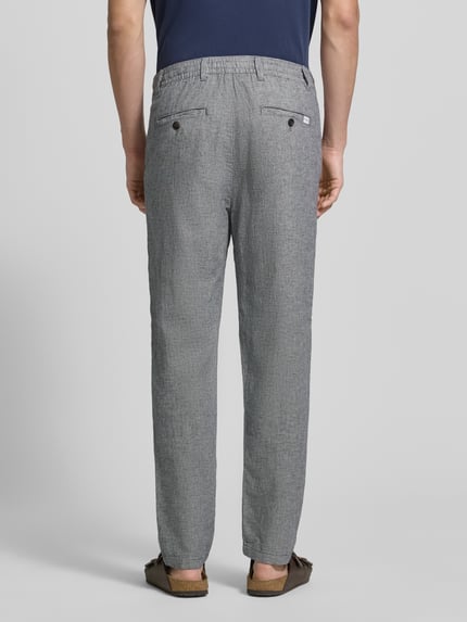 Selected Slim Fit Hose aus Baumwoll-Leinen-Mix Modell 'BRODY' Hellblau 5