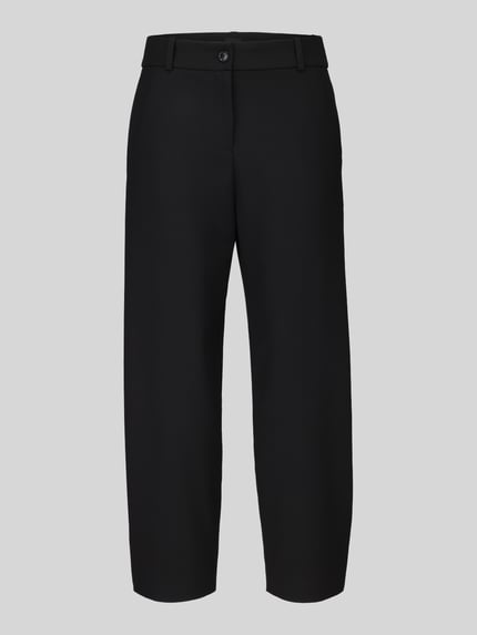 BOSS Orange Relaxed Fit Barrel Leg Hose mit Viskose-Anteil Modell 'C_Talara1' Black 2