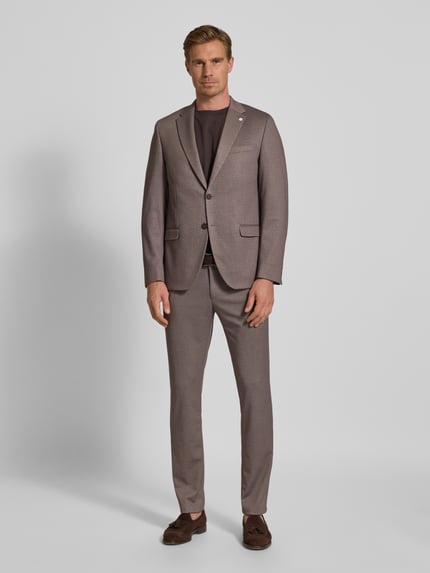 DIGEL Slim Fit 2-Knopf-Sakko Modell 'Anello' Hellbraun 1