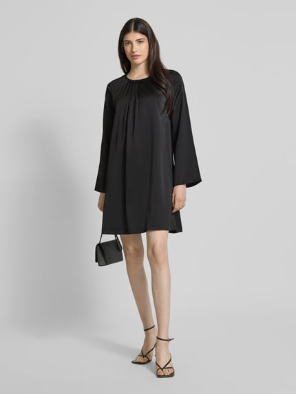 Christian Berg Woman Selection Midi-jurk met plooien Zwart - 1