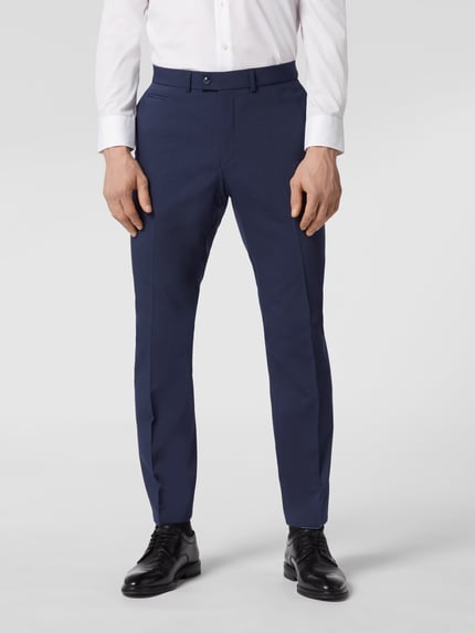 Brax Regular Fit Hose aus Schurwoll-Mix mit Stretch-Anteil Modell 'Enrico' Marine 4