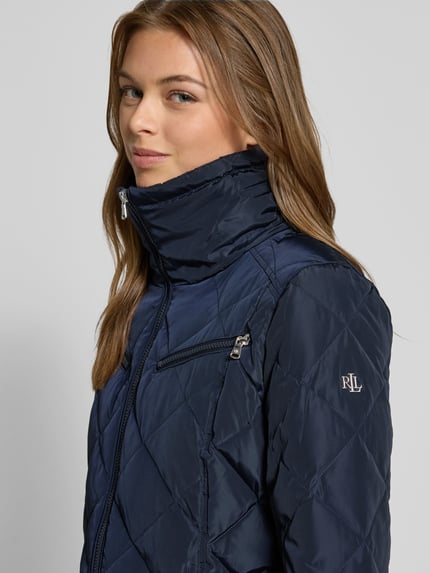 Lauren Ralph Lauren Regular Fit Daunenmantel mit abnehmbaren Taillengürtel Marine 3