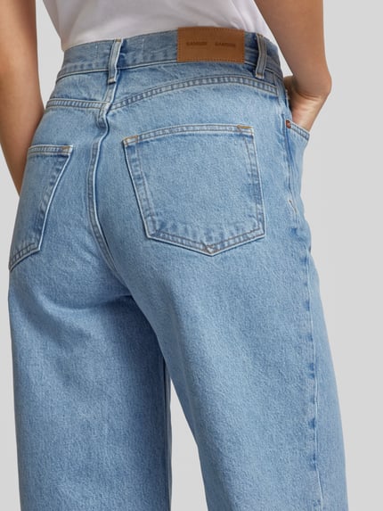 Samsøe Samsøe Wide Leg Jeans im 5-Pocket-Design Modell 'REBECCA' Hellblau 3