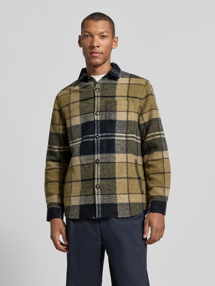 Barbour Hemdjacke mit Brusttasche Beige 4