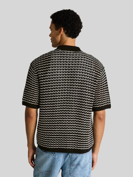 Tom Tailor Denim Regular Fit Poloshirt aus Baumwoll-Mix Black 5