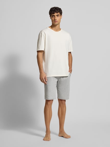 Polo Ralph Lauren Underwear Korte broek van jersey met geborduurd logo Middengrijs gemêleerd - 1