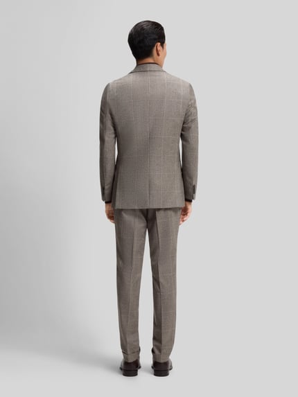 BOSS Marynarka o kroju slim fit z czystej żywej wełny model 'C-Huge-DB-264' Beżowy 5