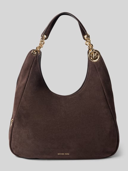 MICHAEL Michael Kors Handtasche aus echtem Leder Modell 'ELLIE' Dunkelbraun 2