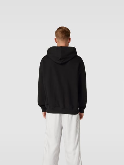 Blue Sky Inn Bluza z kapturem o kroju oversized z nadrukiem z motywem Czarny 5