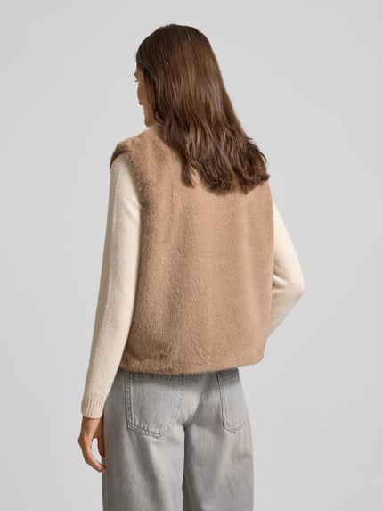 Fynch-Hatton Gilet met imitatiebont Beige - 5