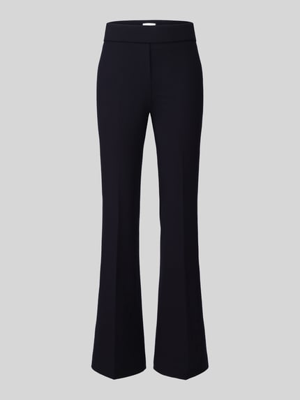 Produktfoto, zwarte regular fit bell bottom van viscosemix model 'NANOU' van SEDUCTIVE, Dames bell bottom