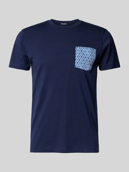 Zeybra T-Shirt mit Brusttasche Marine 2