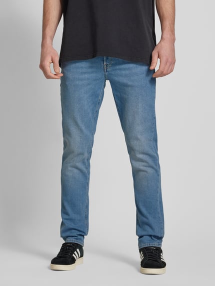 JACK & JONES Jeansy o kroju slim fit z dodatkiem streczu model ‘Glenn’ Jeansowy niebieski 4