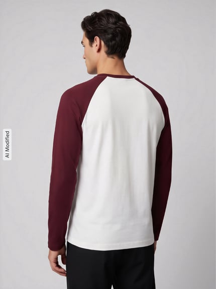ONLY & SONS Relaxed Fit Longsleeve aus reiner Baumwolle Modell 'HEATON' Offwhite 5
