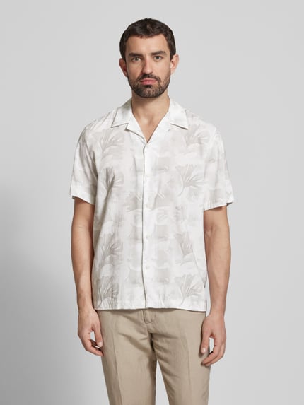Selected Freizeithemd mit Knopfleiste Offwhite 4