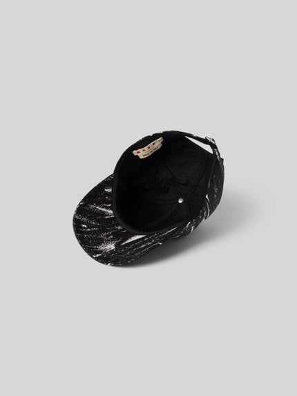 Marni Baseballpet met labelprint Zwart - 3