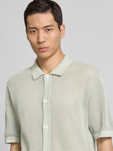 JACK & JONES Premium Freizeithemd mit Knopfleiste Modell 'AARTO' Lind 3