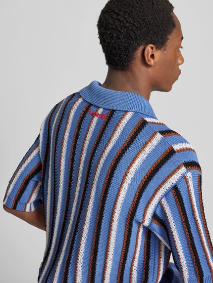 Marni Poloshirt met streepmotief Blauw - 3