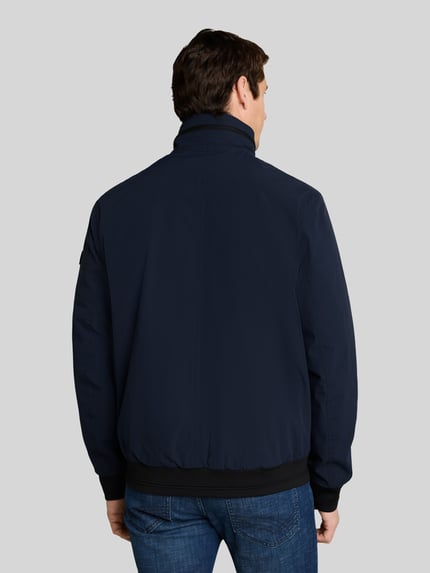 Tom Tailor Regular Fit Blouson aus wasserdichtem Stoff Marine 5