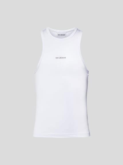 HAN Kjobenhavn Tanktop met labelprint Wit - 2