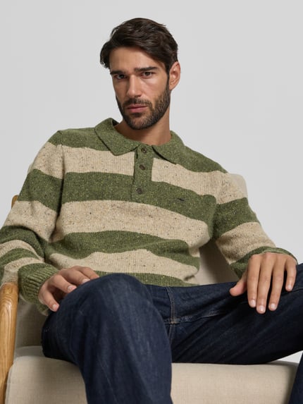 Fynch-Hatton Strickpullover mit Polokragen Bottle 3