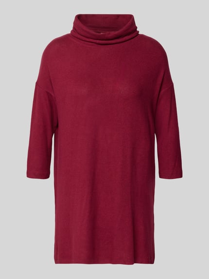 Soyaconcept Shirt met lange mouwen en col, model 'Biara' Bordeaux - 2