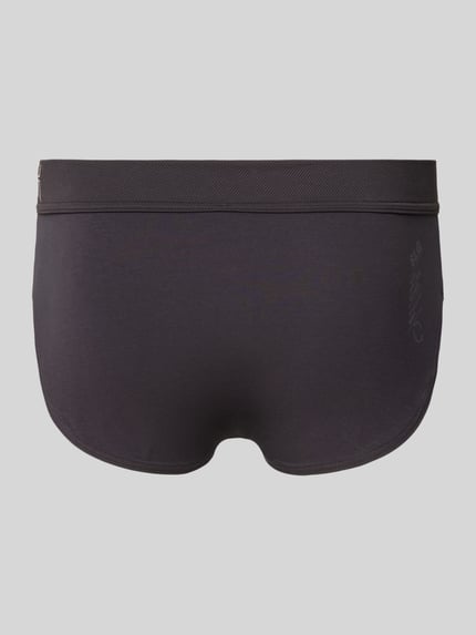 SLG Slip met elastische label-tailleband Antraciet - 3