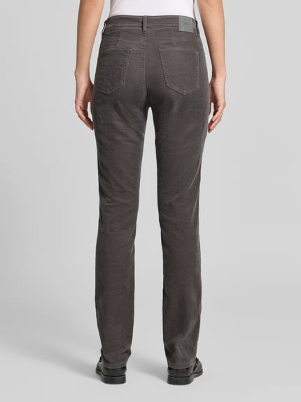 Brax Smalle broek van katoenmix model 'MARY' Antraciet - 5