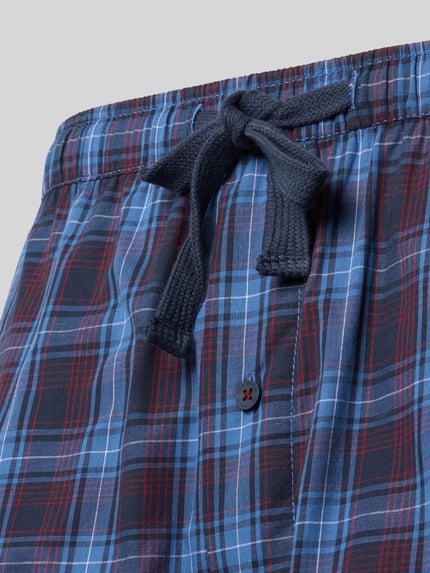 Tom Tailor Pyjama-Hose mit elastischem Tunnelzugbund Dunkelblau 2