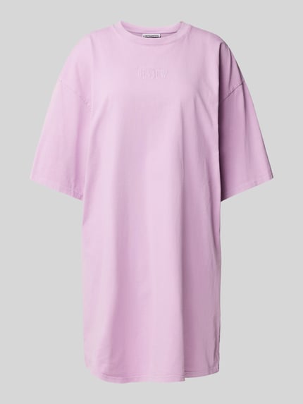 REVIEW Knielanges T-Shirt Kleid mit Rundhalsausschnitt Rose 2