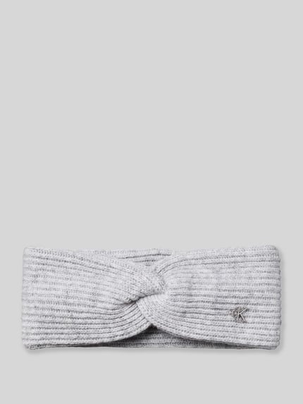 CK Calvin Klein Stirnband aus Woll-Mix Mittelgrau 1
