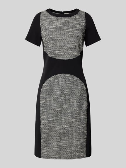 Vera Mont Knielanges Cocktailkleid mit Rundhalsausschnitt Black 2
