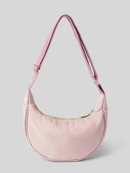 Lefrik Handtas met labeldetail, model 'LUA' Mauve - 4