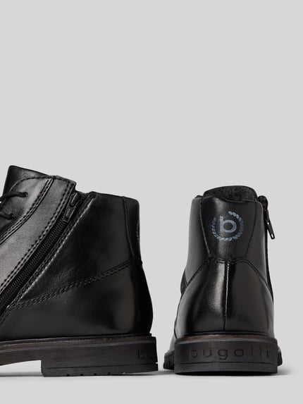 bugatti Boots aus Leder mit Reißverschluss Modell 'Caj' Black 2