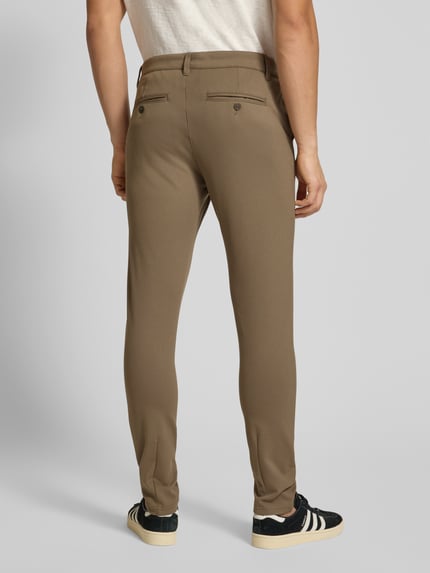ONLY & SONS Slim fit chino van viscosemix, model 'MARK' Taupe - 5