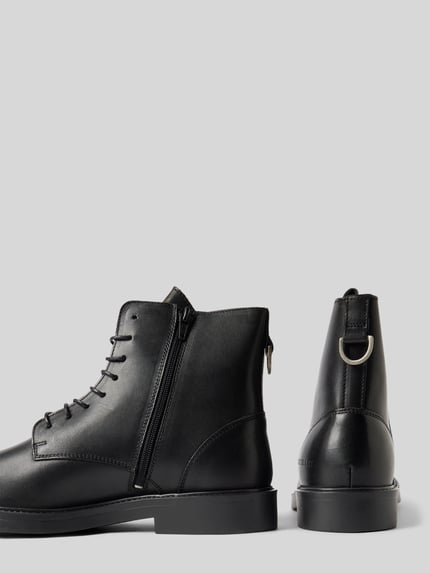 Replay Schnürstiefeletten aus Leder mit Modell 'MILES' Black 2