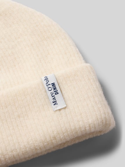 Marc O'Polo DENIM Beanie met alpaca en scheerwol Offwhite - 2