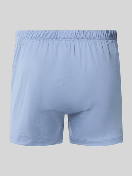 HANRO Boxershorts mit Zierknopf Hellblau 3